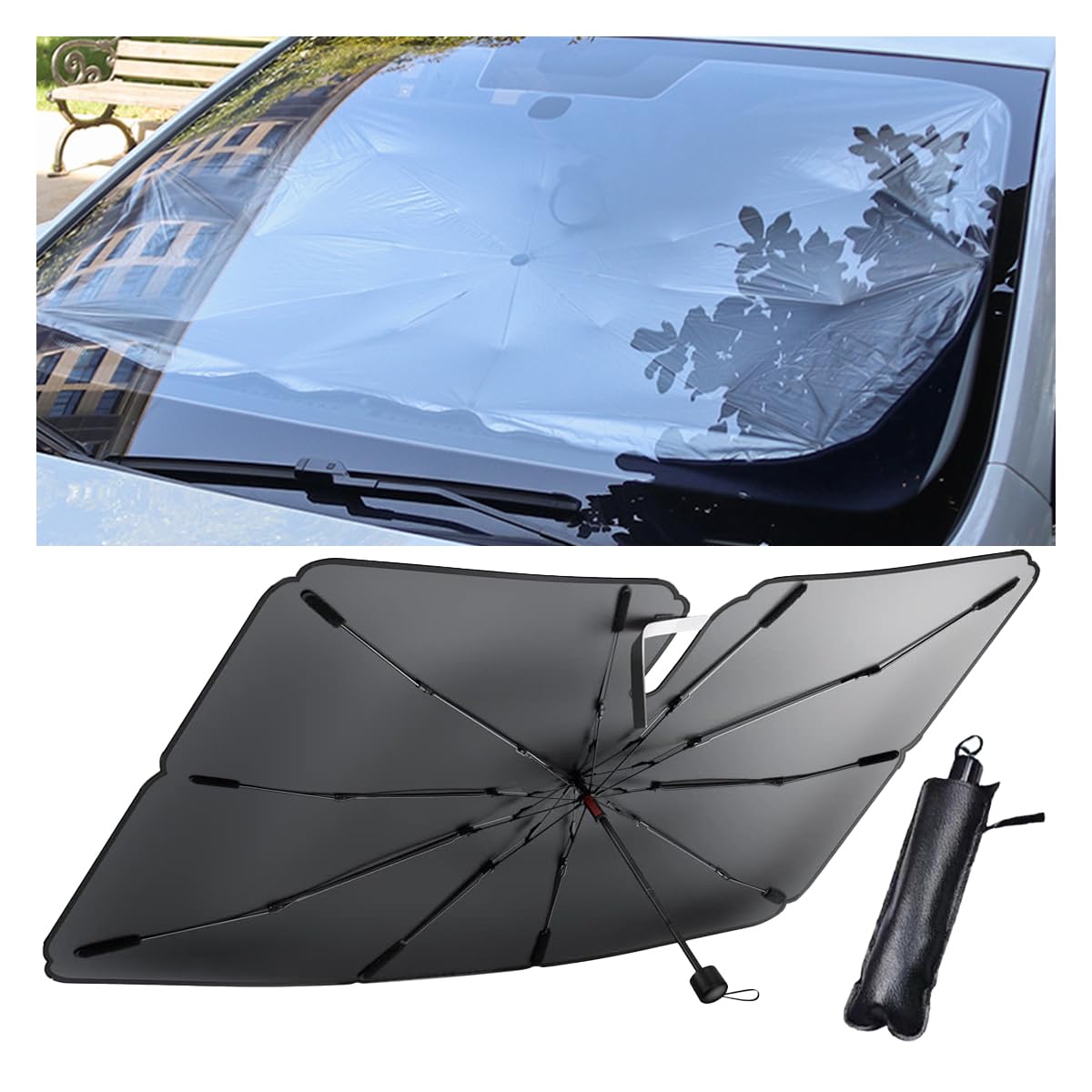 Car Umbrella Sun Shade Cover for Windshield
