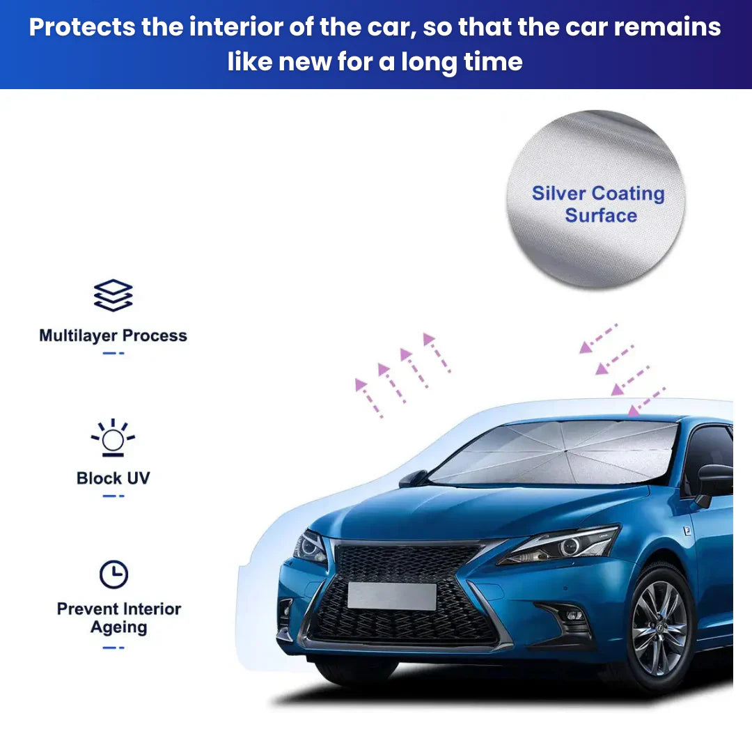 Car Umbrella Sun Shade Cover for Windshield