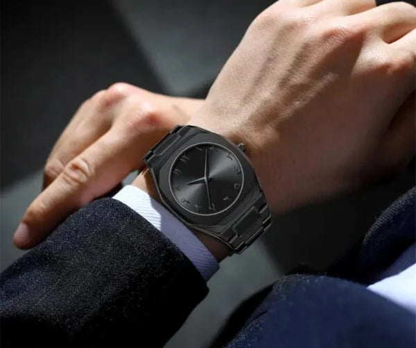 Black Arabic Aura Watch